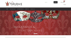 Desktop Screenshot of amasquerade.com